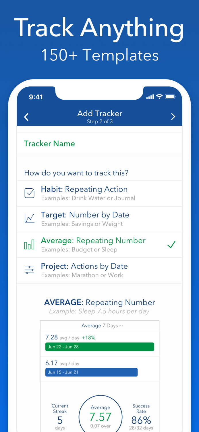 Strides Goal and Habit Tracker