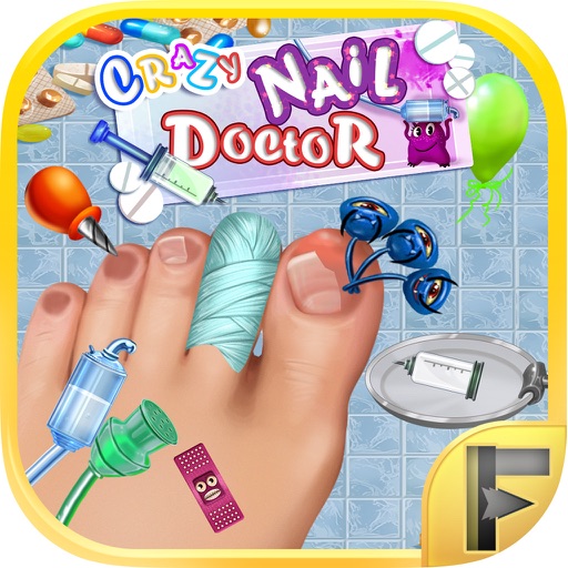 Crazy Toe Nail Doctor Surgery icon