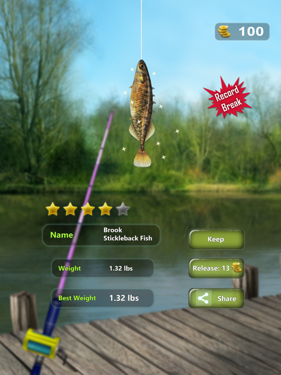 Real Reel Fishing Simulator 3D iPad screenshot 7 - Games app