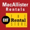 MacMobile lets MacAllister Rentals customers create rental requests, stop rentals and find the nearest MacAllister location