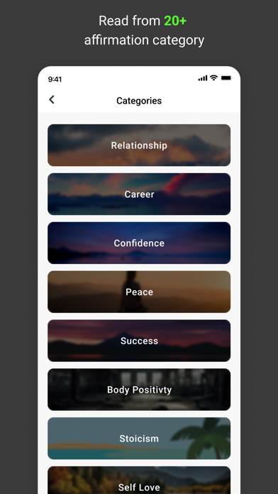 Affirm Daily Positive Quotes Screenshot
