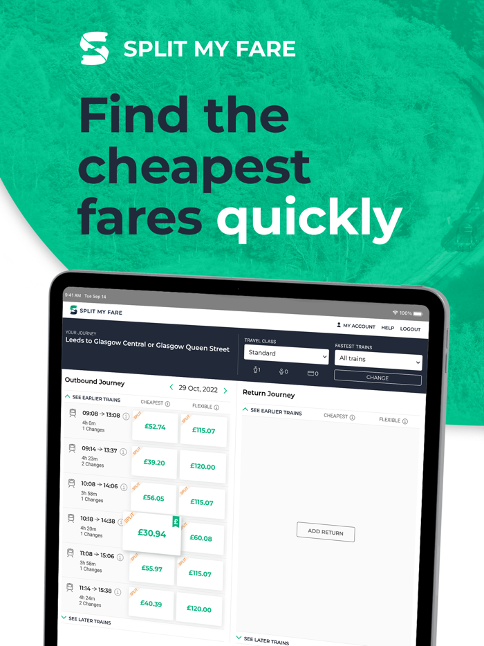 Split My Fare - Train Tickets