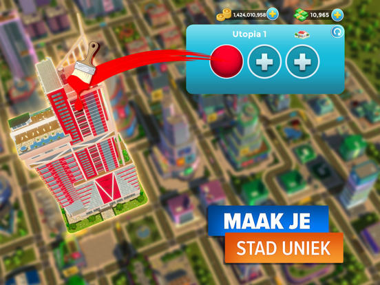 Citytopia® Build Your Own City iPad app afbeelding 6