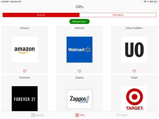 Screenshot #4 pour GiftList – A Gift Tracking App