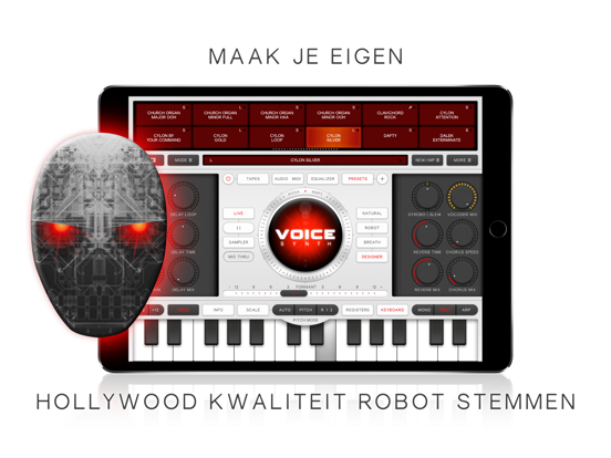 Voice Synth iPad app afbeelding 3