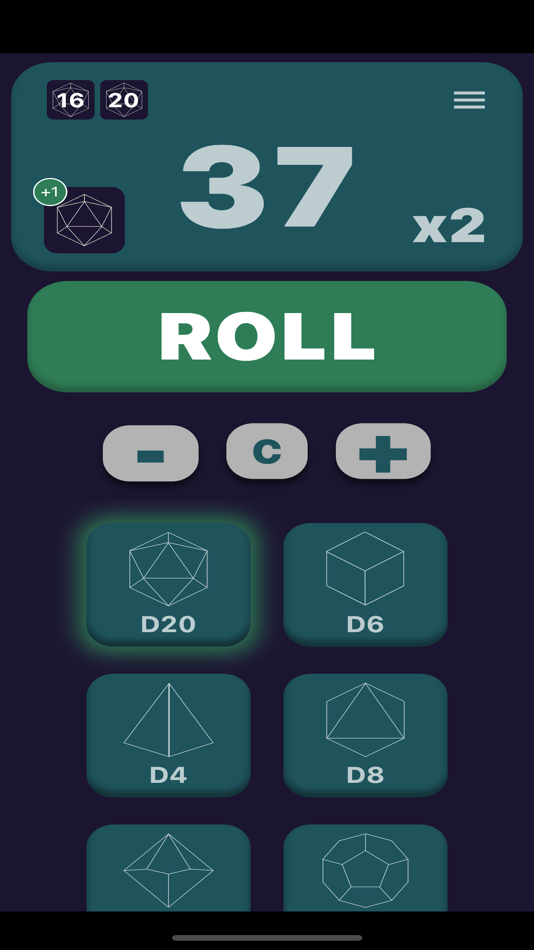 #8. Simple Roller - Dice App (iOS) By: Dominic Petriella