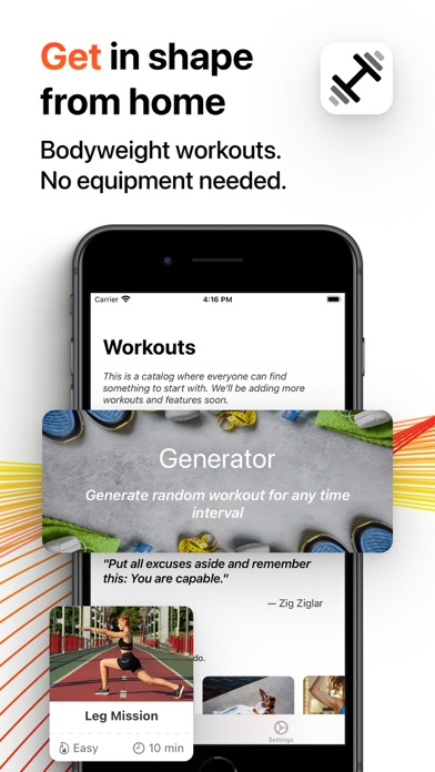 Holygym: At Home Body Workout Screenshot