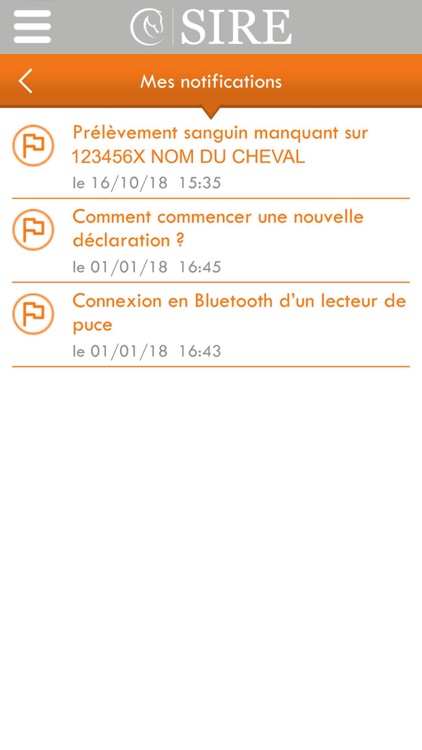 @SIRE Traçabilité screenshot-5