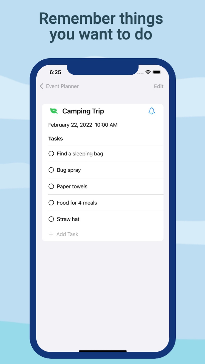Event Planner Plan and Remember