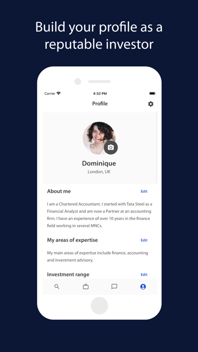 Angel Investment Network Screenshot