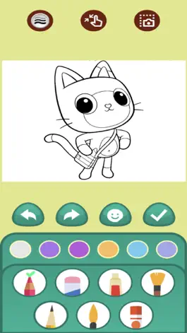 Game screenshot Dolls Doodle Coloring Learning hack