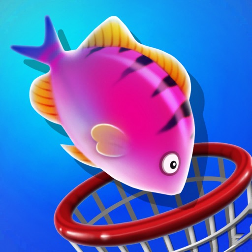 Dunk Hoop Reverse Fish Basket iOS App