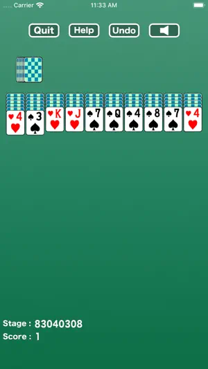 Simple Spider : Solitaire screenshot 2