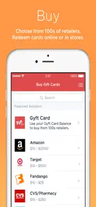 Gyft - Mobile Gift Card Wallet screenshot #3 for iPhone