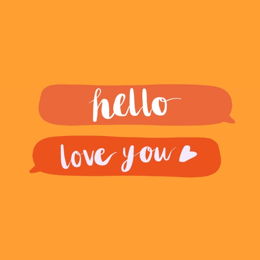 Calligraphy Bubbles - Stickers