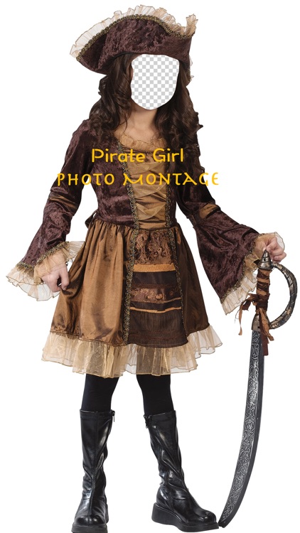 Pirate Girl Photo Montage