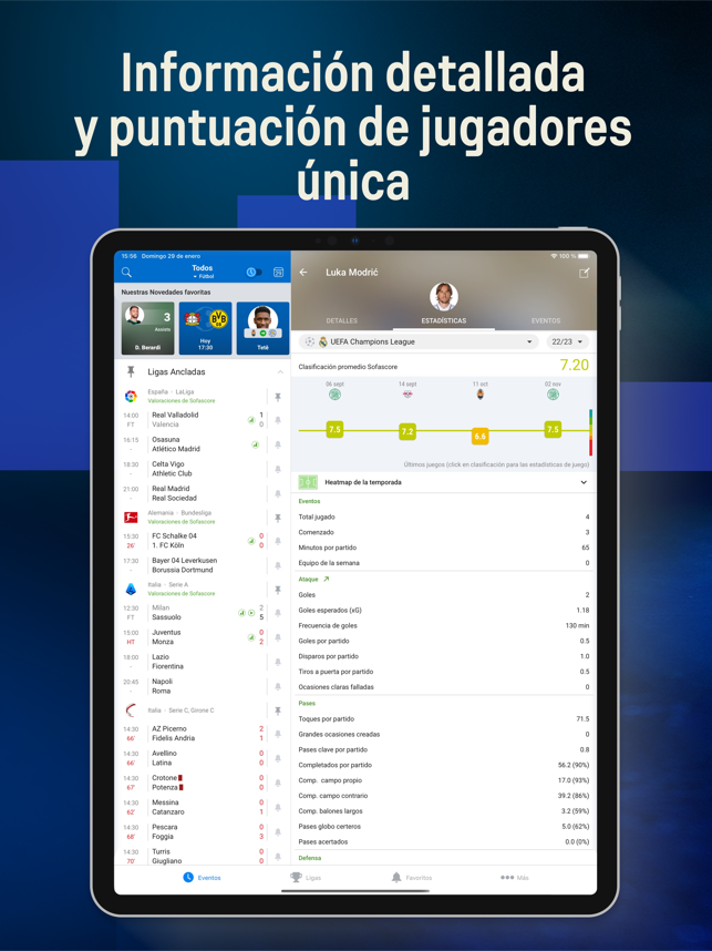 ‎Sofascore: Marcadores en vivo Screenshot