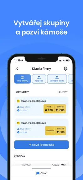 Game screenshot TeamSázky apk