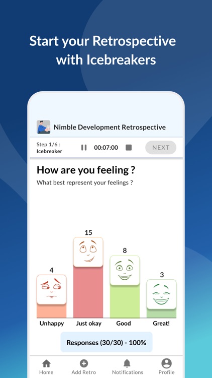 NimbleRetro: Retrospective App