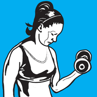 Female Fitness Workout at Home