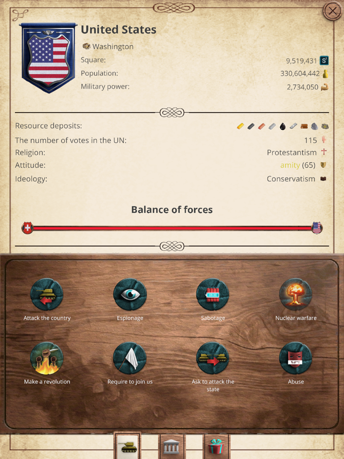 MA 1 – President Simulator