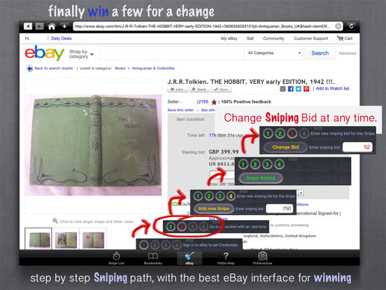 Screenshot #4 pour Auction Sniper for eBay