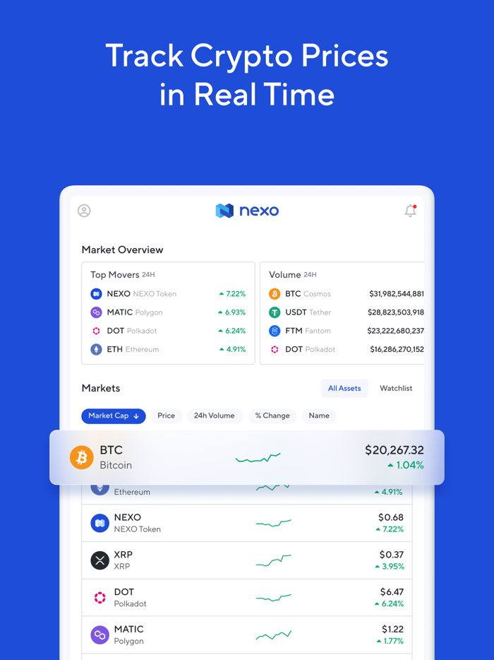Nexo Buy Bitcoin and Crypto