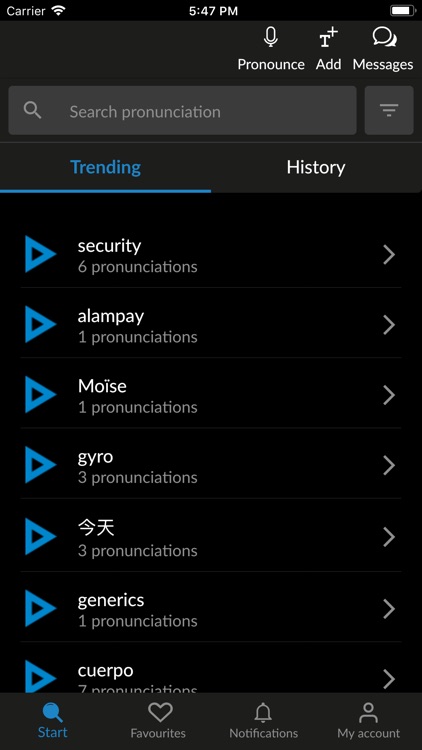 Forvo Pronunciation screenshot-5