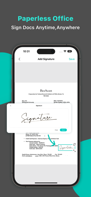 ‎BeeScan - PDF Scanner App Screenshot