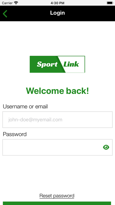 SportLink Screenshot