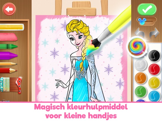 Disney Coloring World iPad app afbeelding 2