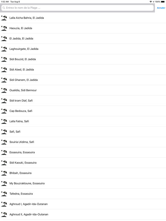 Iplages iPad screenshot 5 - Travel app
