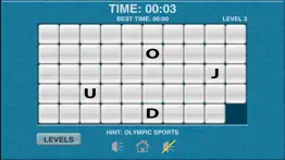 sports word slide puzzle fun iphone screenshot 3