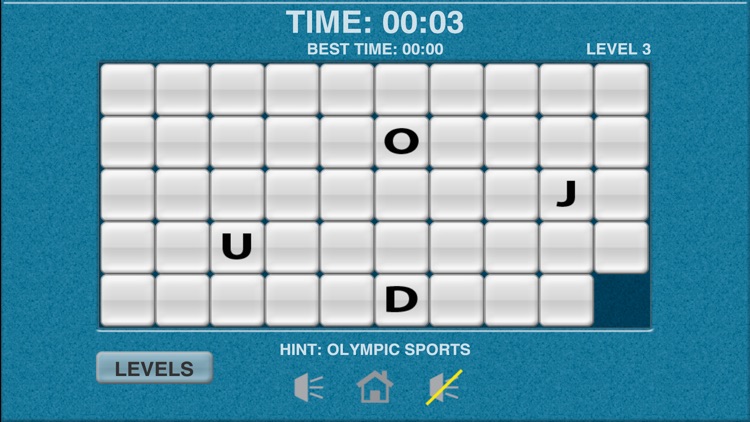 Sports Word Slide Puzzle Fun
