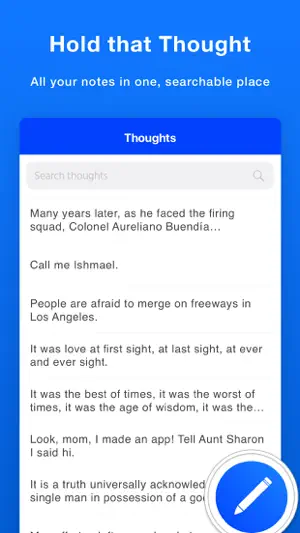 Transom Note-Taker for Writers screenshot 2