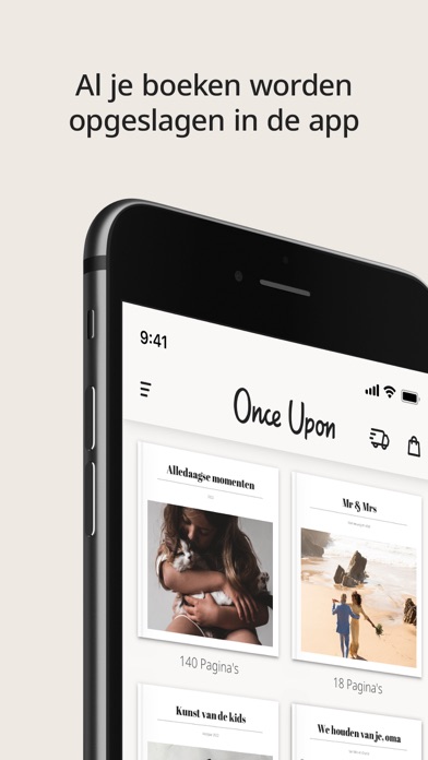 Once Upon | Fotoboek maken - App voor iPhone, iPad en iPod touch - AppWereld Once Upon | Fotoboek Maken - App Voor Iphone, Ipad En Ipod Touch - Appwereld