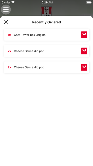 KFC KZ: Order food online Screenshot
