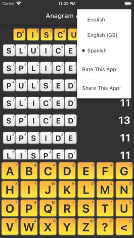 Game screenshot Anagram App hack