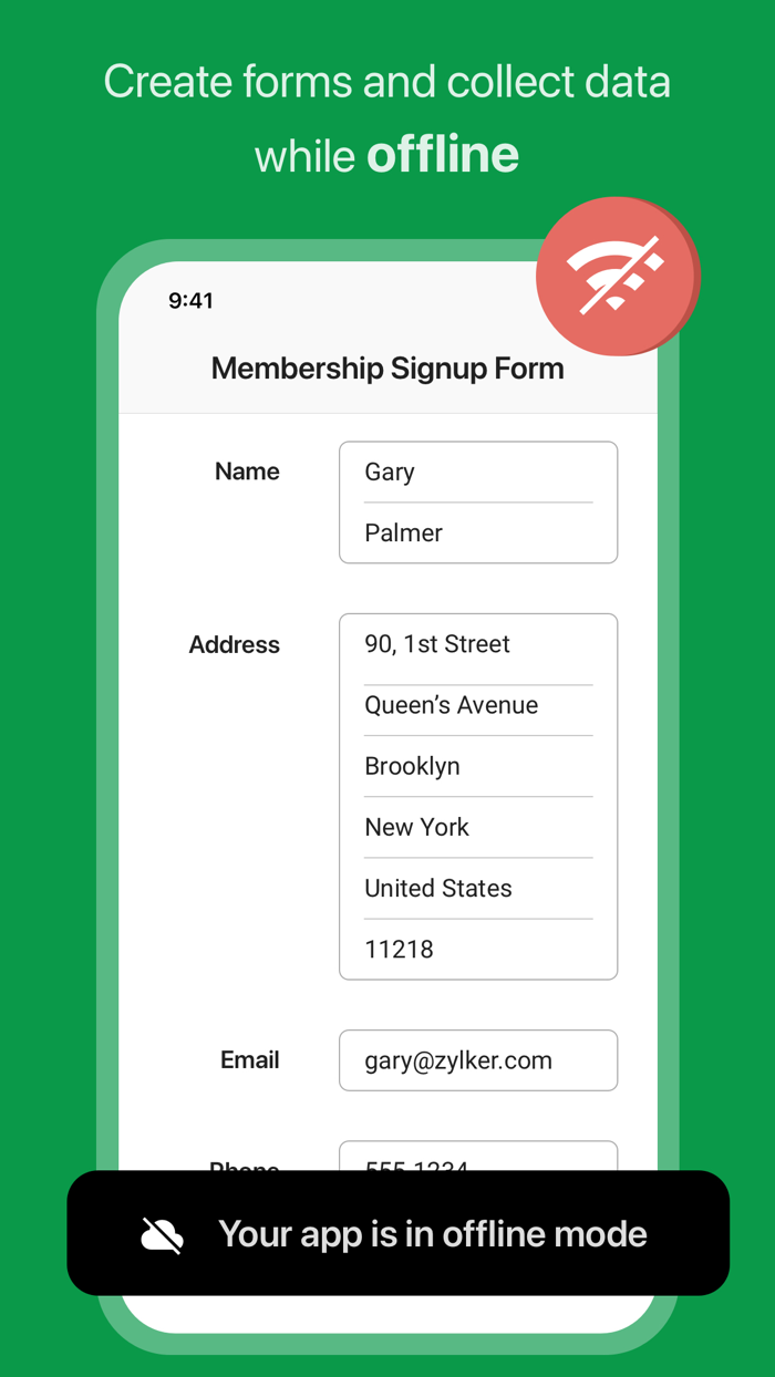 Mobile Forms App - Zoho Forms