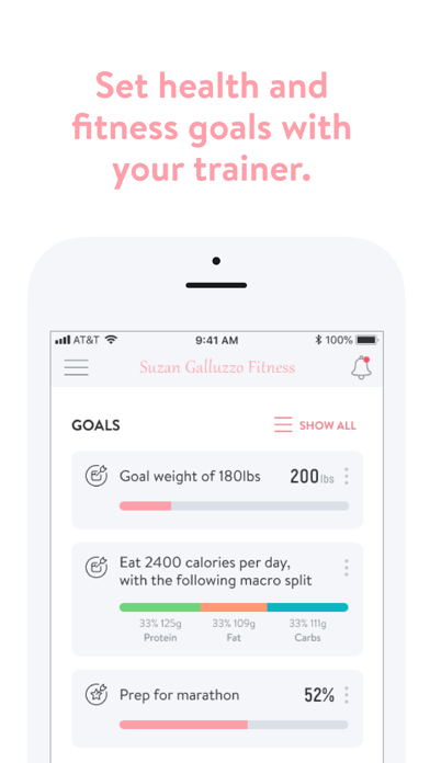 Suzan Galluzzo Fitness Screenshot