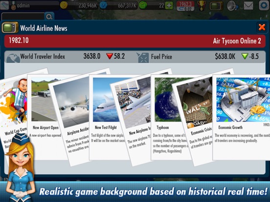 AirTycoon Online 2 iPad app afbeelding 3