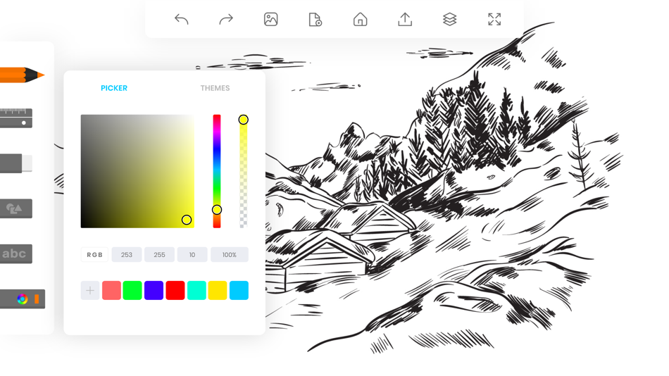 #5. ArtDraw: Sketch & Paint Studio (iOS) By: Loyal Foundry, Inc.