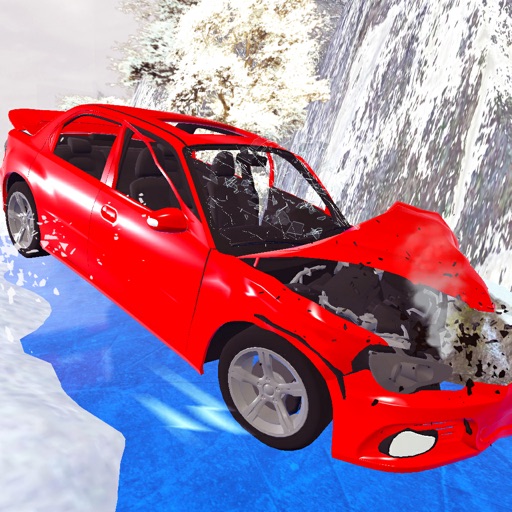 Snow Car Crash Simulator Beam icon