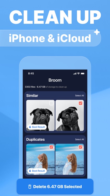 Phone Storage Cleaner: Broom