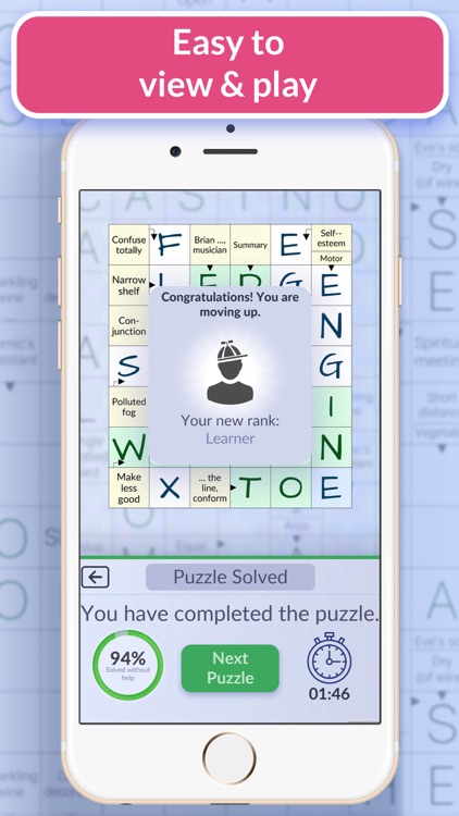 Pure Crosswords: Daily Puzzles screenshot-3