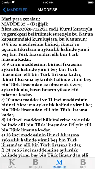 BANKA VE KREDi KARTLARI KANUNU iPhone Ekran Görüntüsü 8
