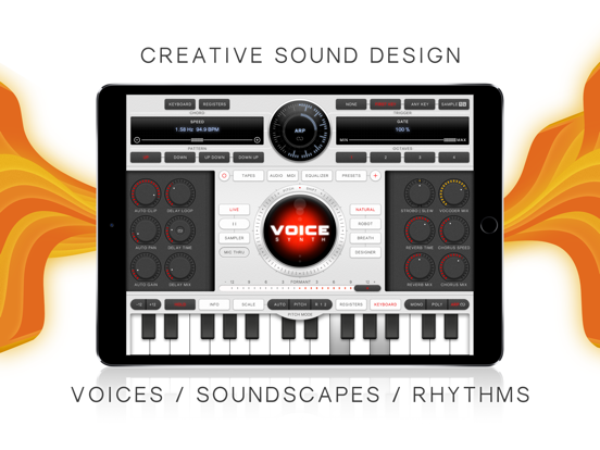 Voice Synth iPad app afbeelding 8