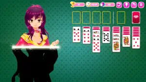 Solitaire Manga Girls screenshot 1