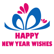 Happy New Year Wishes Card GIF