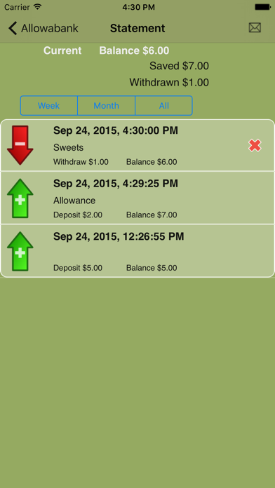 Screenshot #2 pour Allowabank (Allowance Monitor)